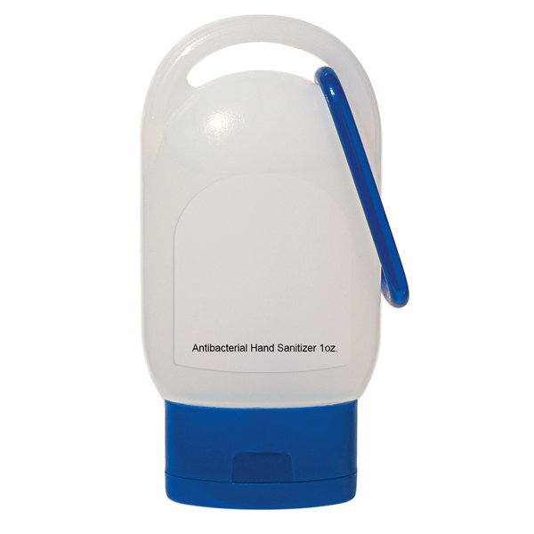 Antibacterial Hand Sanitizer w/ Matching Carabiner, 1oz.