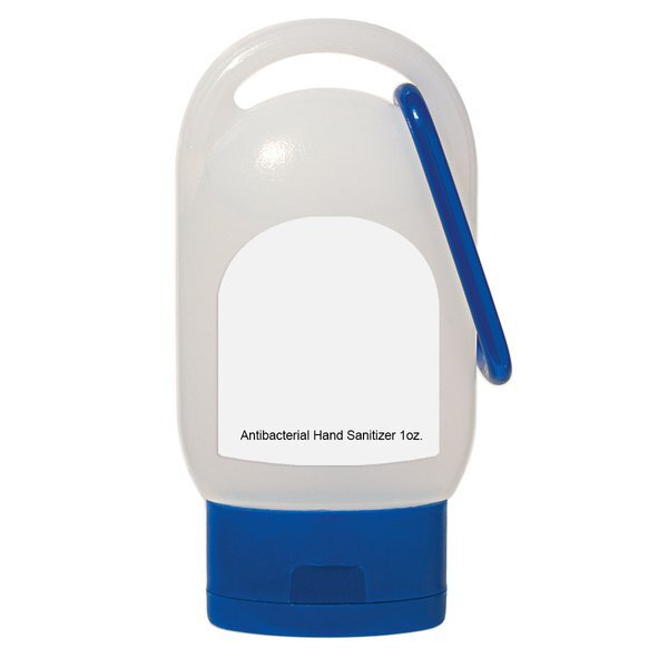 Antibacterial Hand Sanitizer w/ Matching Carabiner, 1oz.