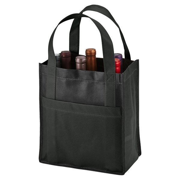 Toscana Six Bottle Non-Woven Wine Tote