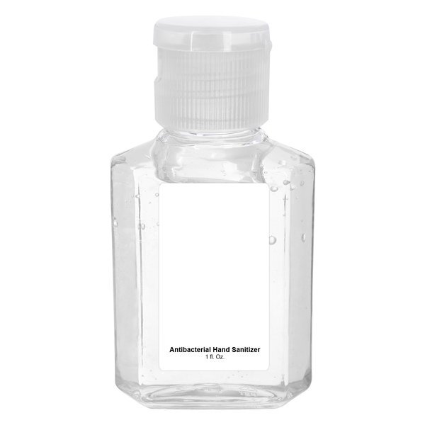 Antibacterial Flip Top Cap Unscented Hand Sanitizer, 1oz.