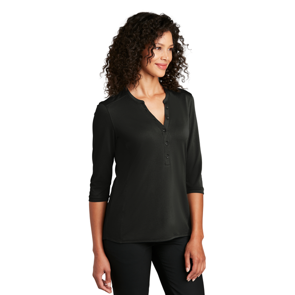 Port Authority® UV Choice Pique Ladies' Henley