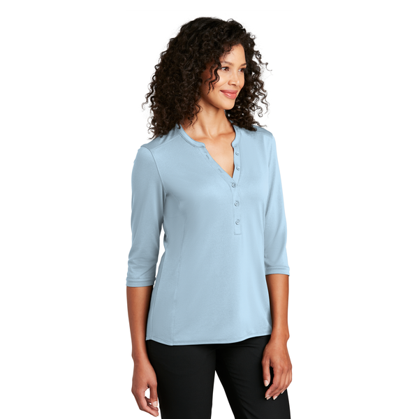 Port Authority® UV Choice Pique Ladies' Henley