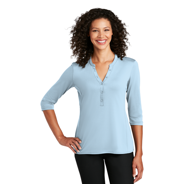 Port Authority® UV Choice Pique Ladies' Henley