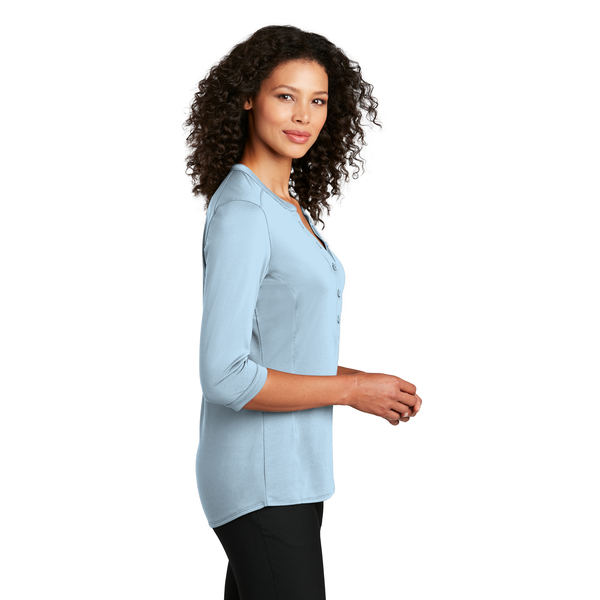Port Authority® UV Choice Pique Ladies' Henley