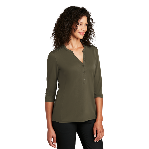 Port Authority® UV Choice Pique Ladies' Henley