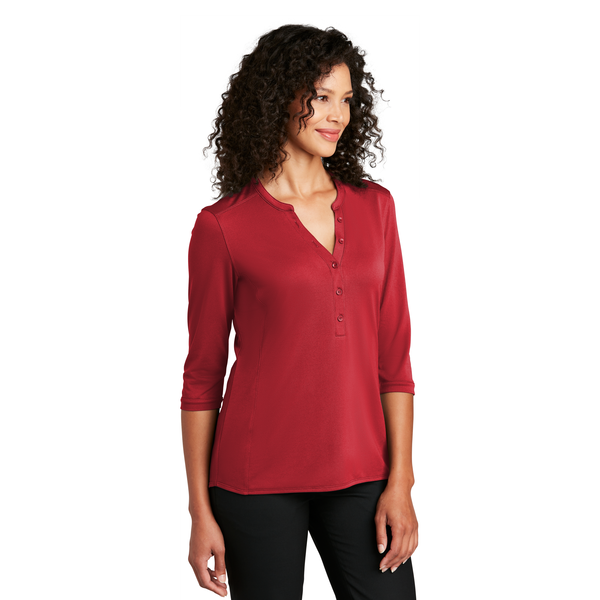 Port Authority® UV Choice Pique Ladies' Henley
