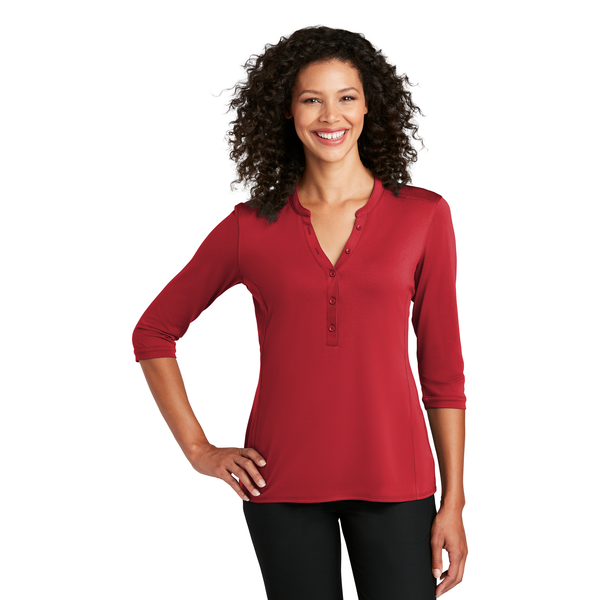 Port Authority® UV Choice Pique Ladies' Henley