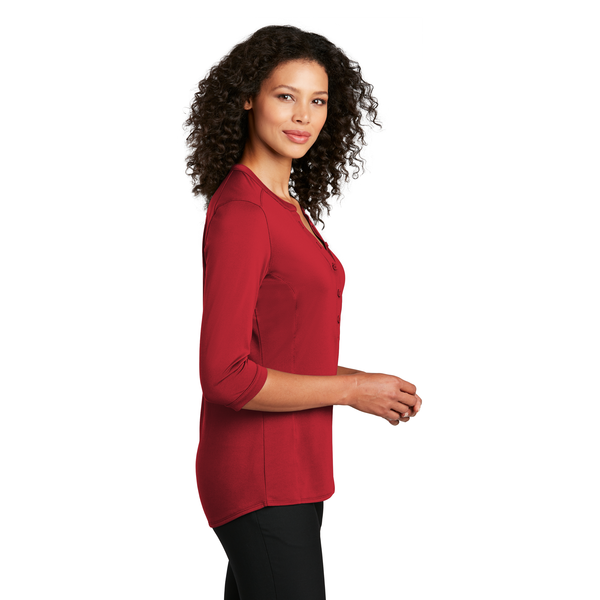 Port Authority® UV Choice Pique Ladies' Henley