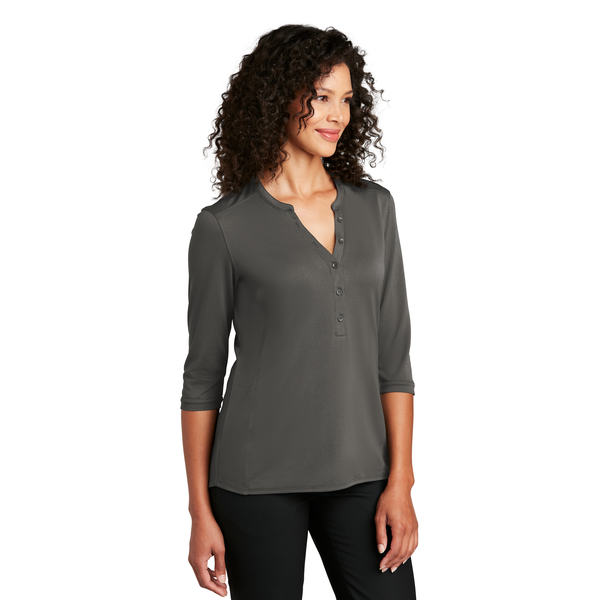 Port Authority® UV Choice Pique Ladies' Henley