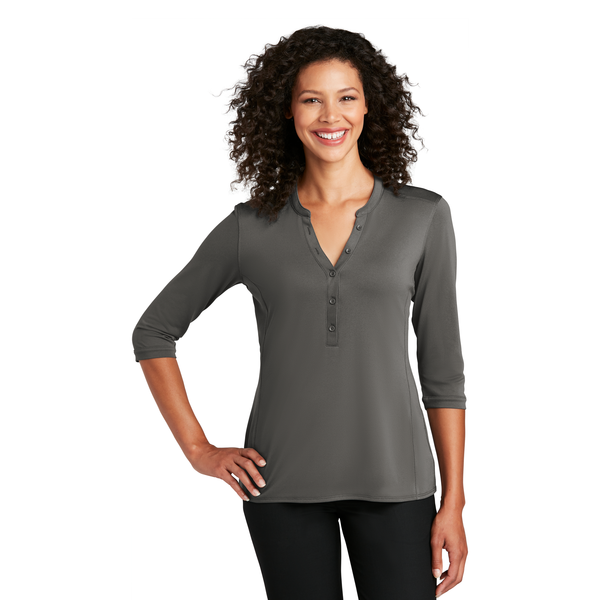 Port Authority® UV Choice Pique Ladies' Henley