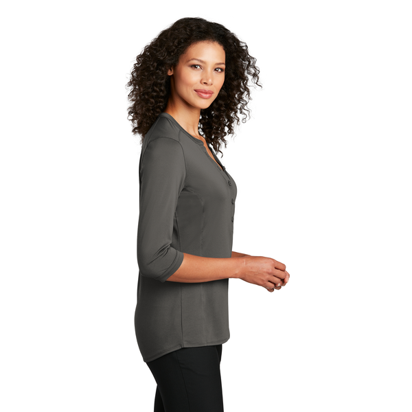 Port Authority® UV Choice Pique Ladies' Henley