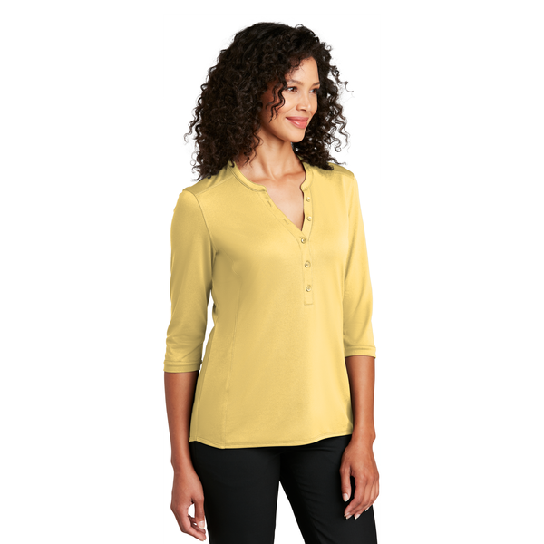 Port Authority® UV Choice Pique Ladies' Henley