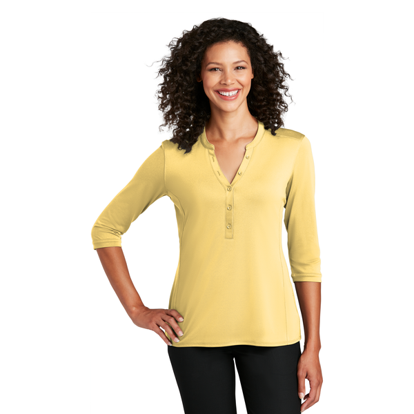 Port Authority® UV Choice Pique Ladies' Henley