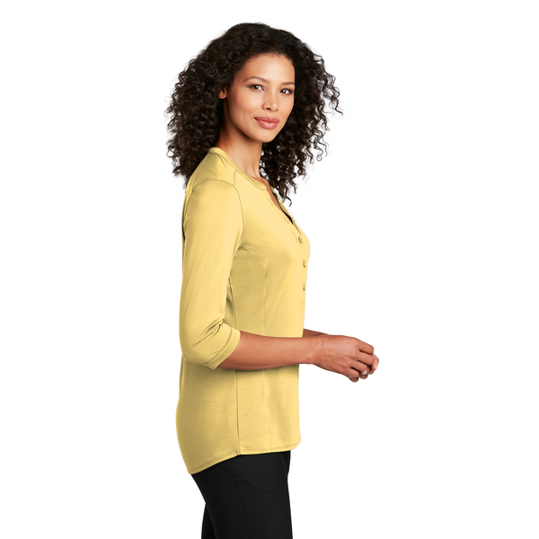 Port Authority® UV Choice Pique Ladies' Henley