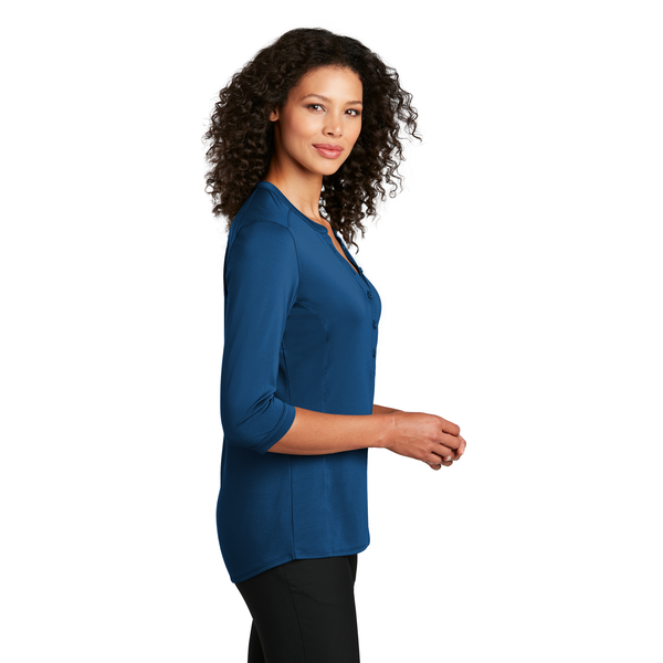 Port Authority® UV Choice Pique Ladies' Henley