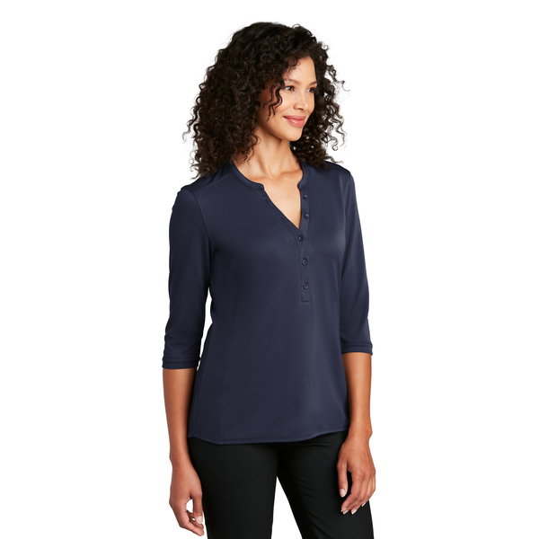 Port Authority® UV Choice Pique Ladies' Henley