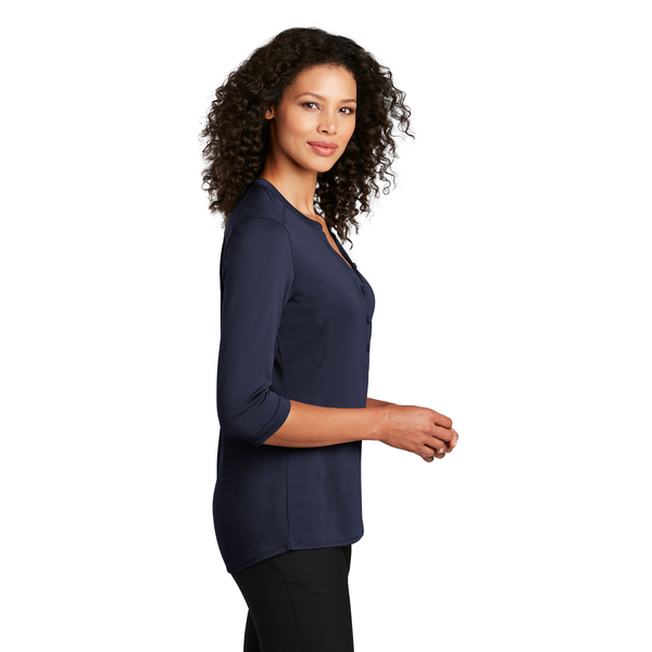 Port Authority® UV Choice Pique Ladies' Henley