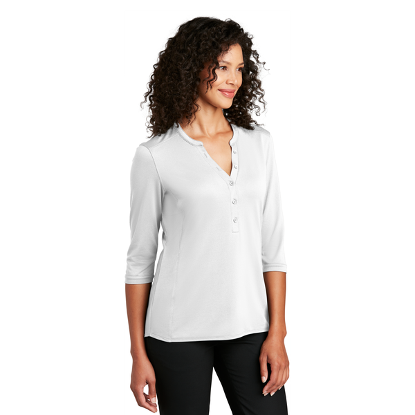 Port Authority® UV Choice Pique Ladies' Henley