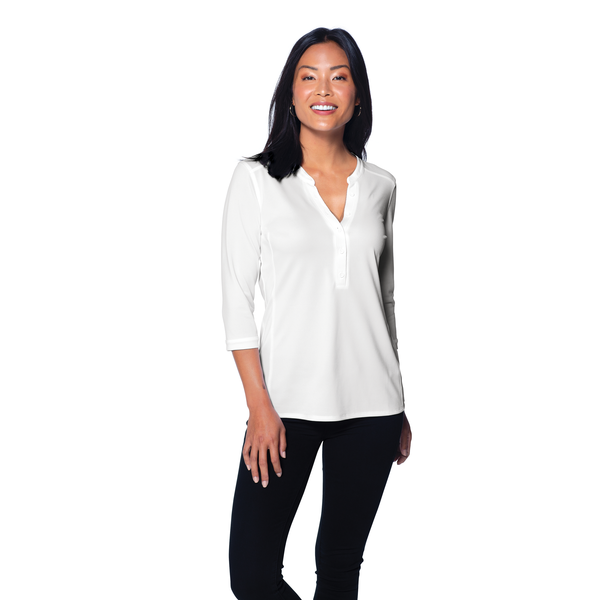 Port Authority® UV Choice Pique Ladies' Henley