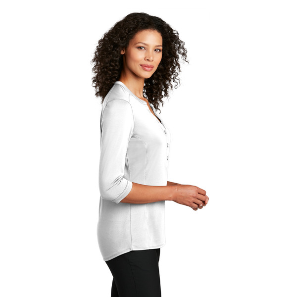 Port Authority® UV Choice Pique Ladies' Henley