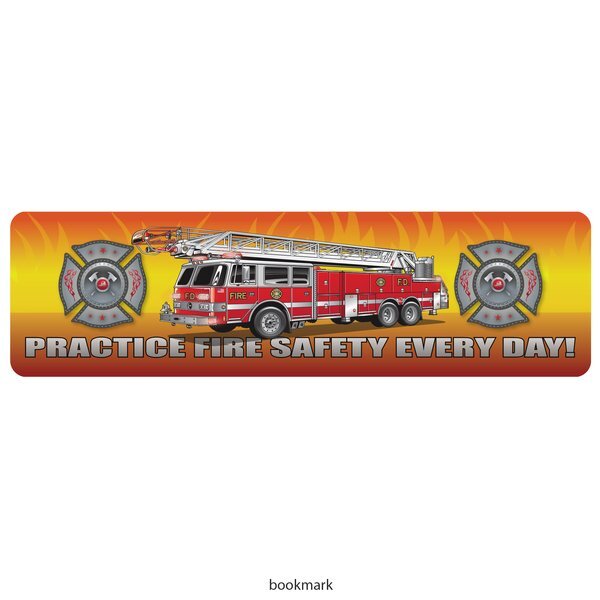 Practice Fire Safety Every Day Fire Truck School Kit, Stock