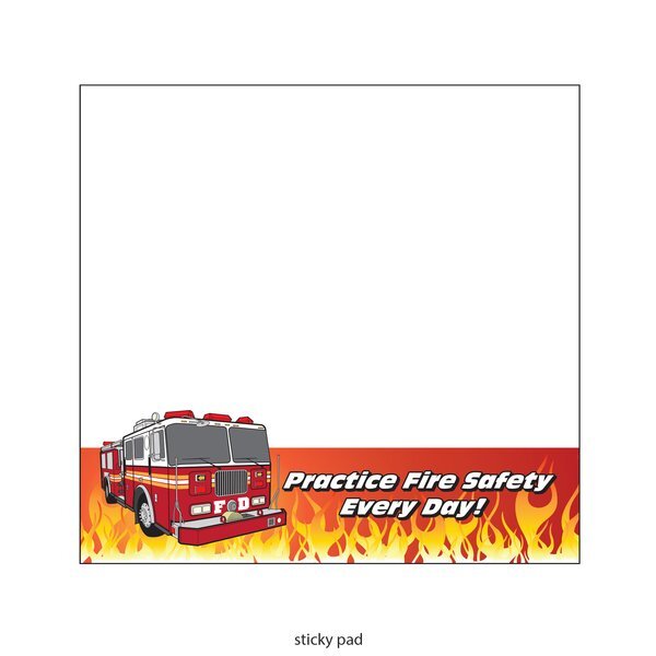 Practice Fire Safety Every Day Fire Truck School Kit, Stock