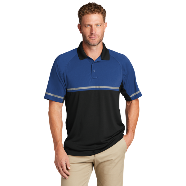 CornerStone® Select Lightweight Snag-Proof Enhanced Visibility Polyester Men's Polo