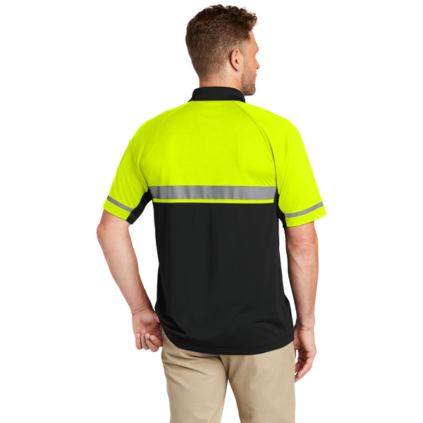 CornerStone® Select Lightweight Snag-Proof Enhanced Visibility Polyester Men's Polo