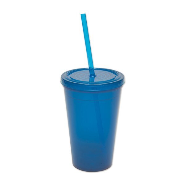 Semi-Pro Tumbler w/ Straw, 16 oz.