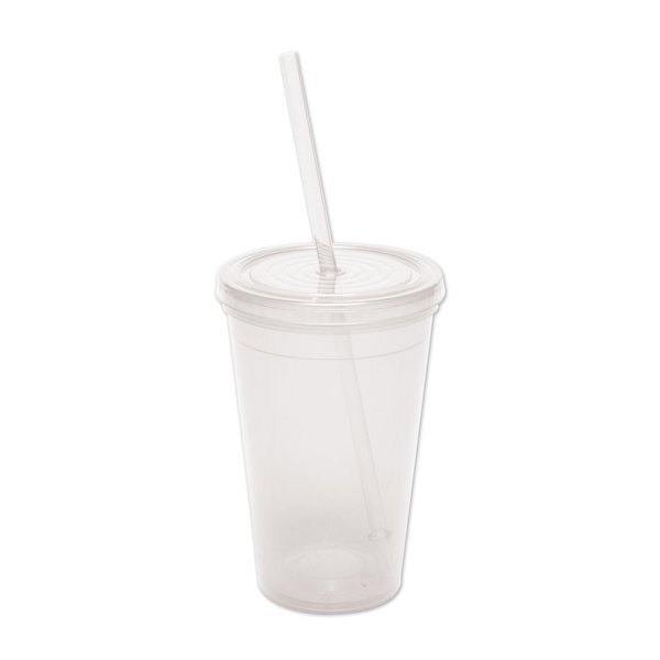 Semi-Pro Tumbler w/ Straw, 16 oz.