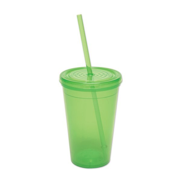Semi-Pro Tumbler w/ Straw, 16 oz.