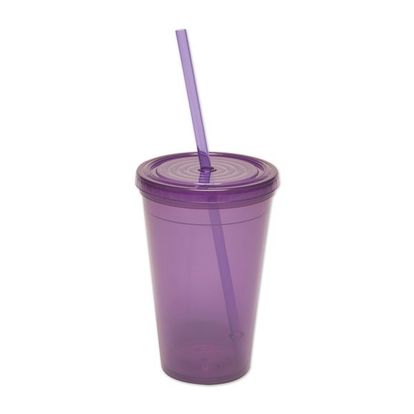Semi-Pro Tumbler w/ Straw, 16 oz.