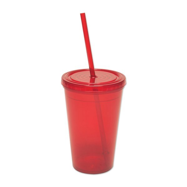 Semi-Pro Tumbler w/ Straw, 16 oz.