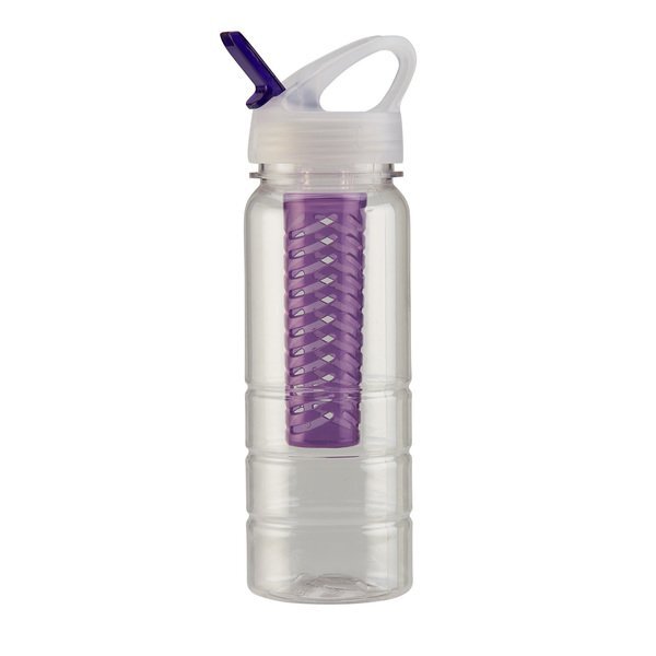 PolySure Ridge Bottle with Fruit Infuser, 25 oz.