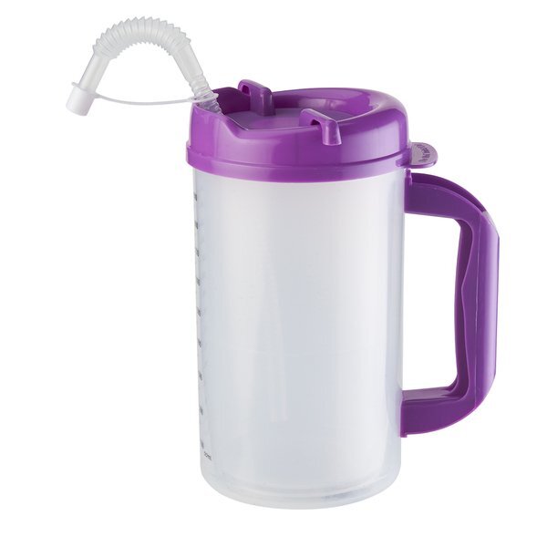 Medical Mug w/ Bendable Straw, 32 oz.