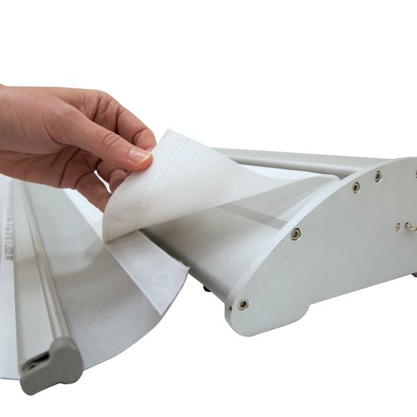 Deluxe Pro Retractor Single-Banner Kit, 46-1/2"