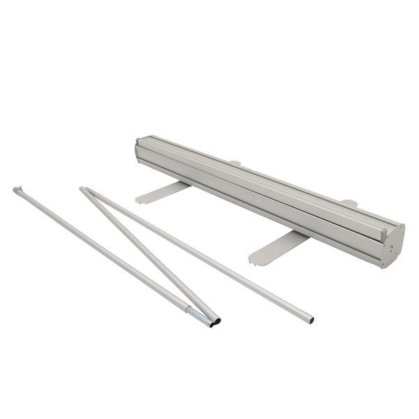 Economy Retractor No-Curl Opaque Fabric Banner Kit, 31-1/2"