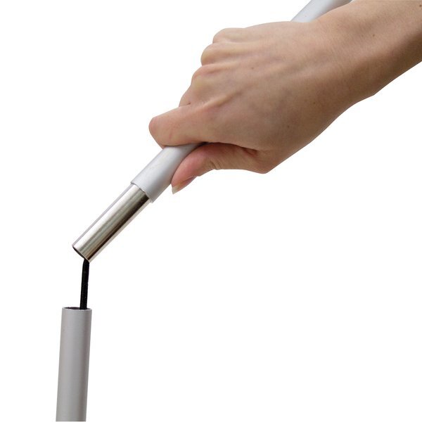 Economy Retractor No-Curl Opaque Fabric Banner Kit, 33-1/2"