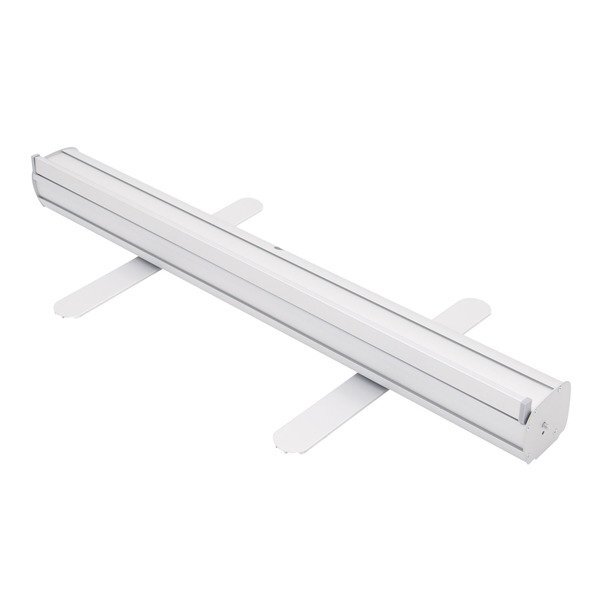 Economy Retractor No-Curl Opaque Fabric Banner Kit, 33-1/2"