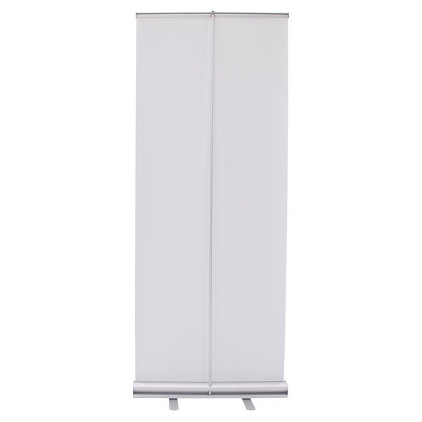 Economy Retractor No-Curl Opaque Fabric Banner Kit, 33-1/2"