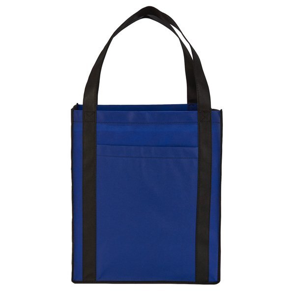 Large Non-Woven Grocery Tote w/ Pocket