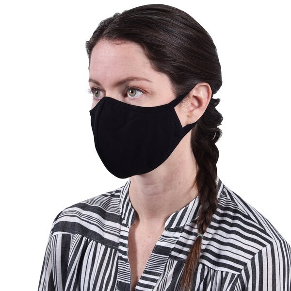Reusable Washable Double Layer Cotton Poly Face Mask w/ Screen Imprint