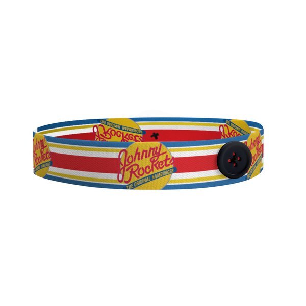 Face Mask Buddy Non-Slip Elastic Headband with Buttons, 1" Wide