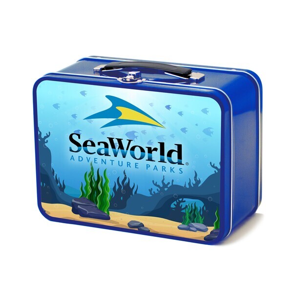 Retro Metal Lunch Box