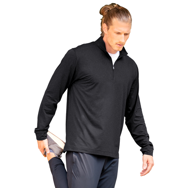 Vansport™ Zen Heather Jersey Men's Zip Pullover