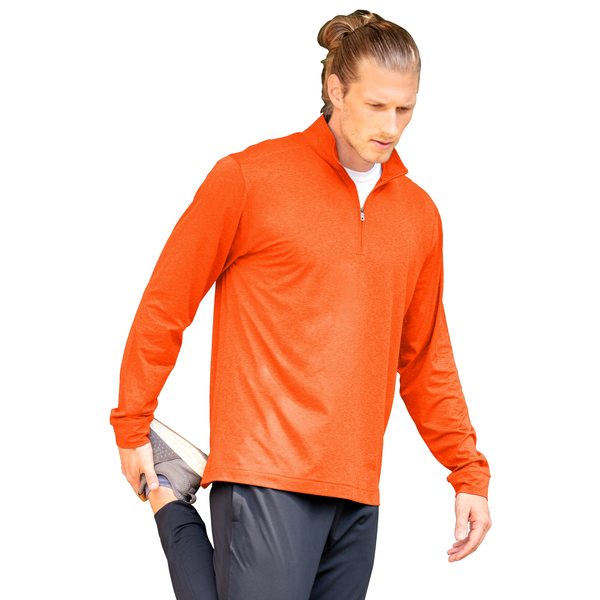 Vansport™ Zen Heather Jersey Men's Zip Pullover