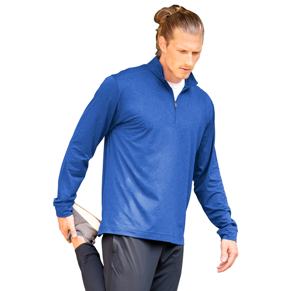 Vansport™ Zen Heather Jersey Men's Zip Pullover