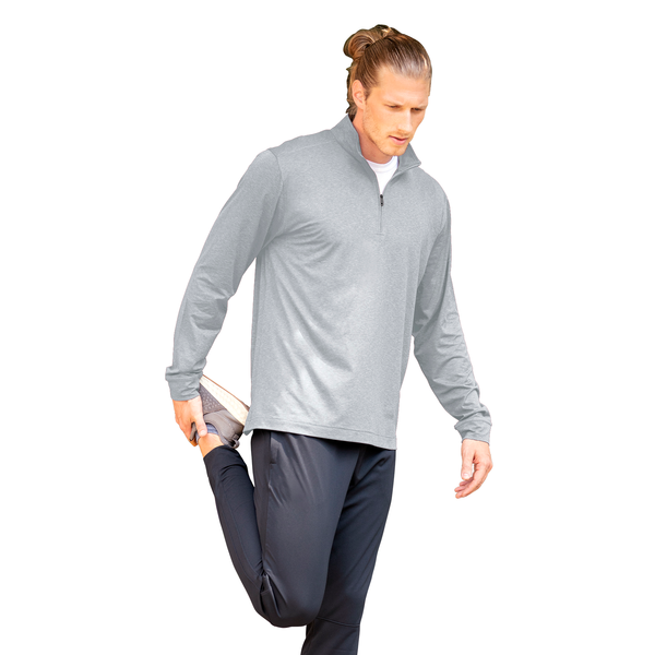 Vansport™ Zen Heather Jersey Men's Zip Pullover
