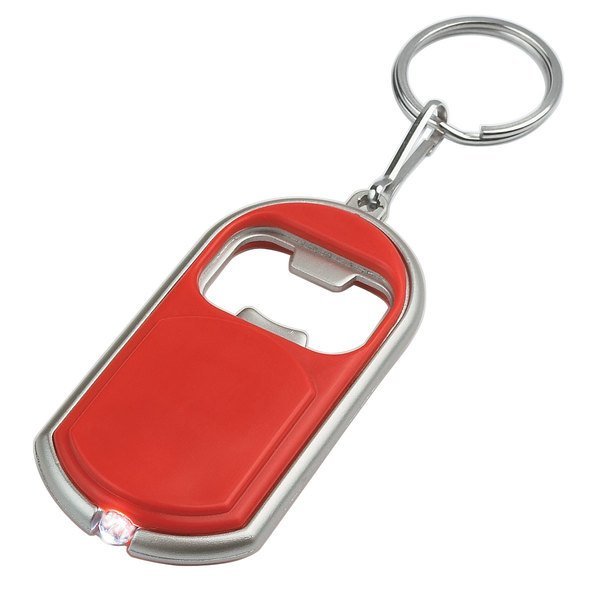 Bottle Opener Key Chain with LED Light