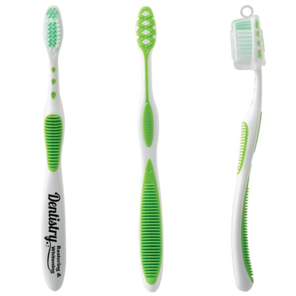 Soft Grip Toothbrush w/ Cap Cover